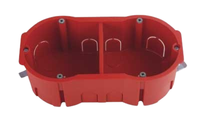 Caja de empotrar 2 elementos para tabique hueco