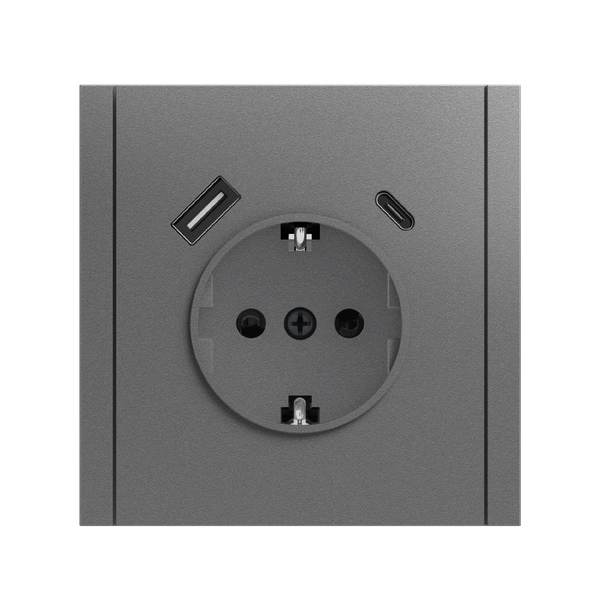 Enchufe Schuko + usb a+c